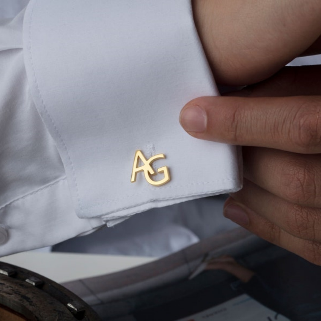 Custom Name Cufflinks for Men  - Men Grooming Outfit review and price