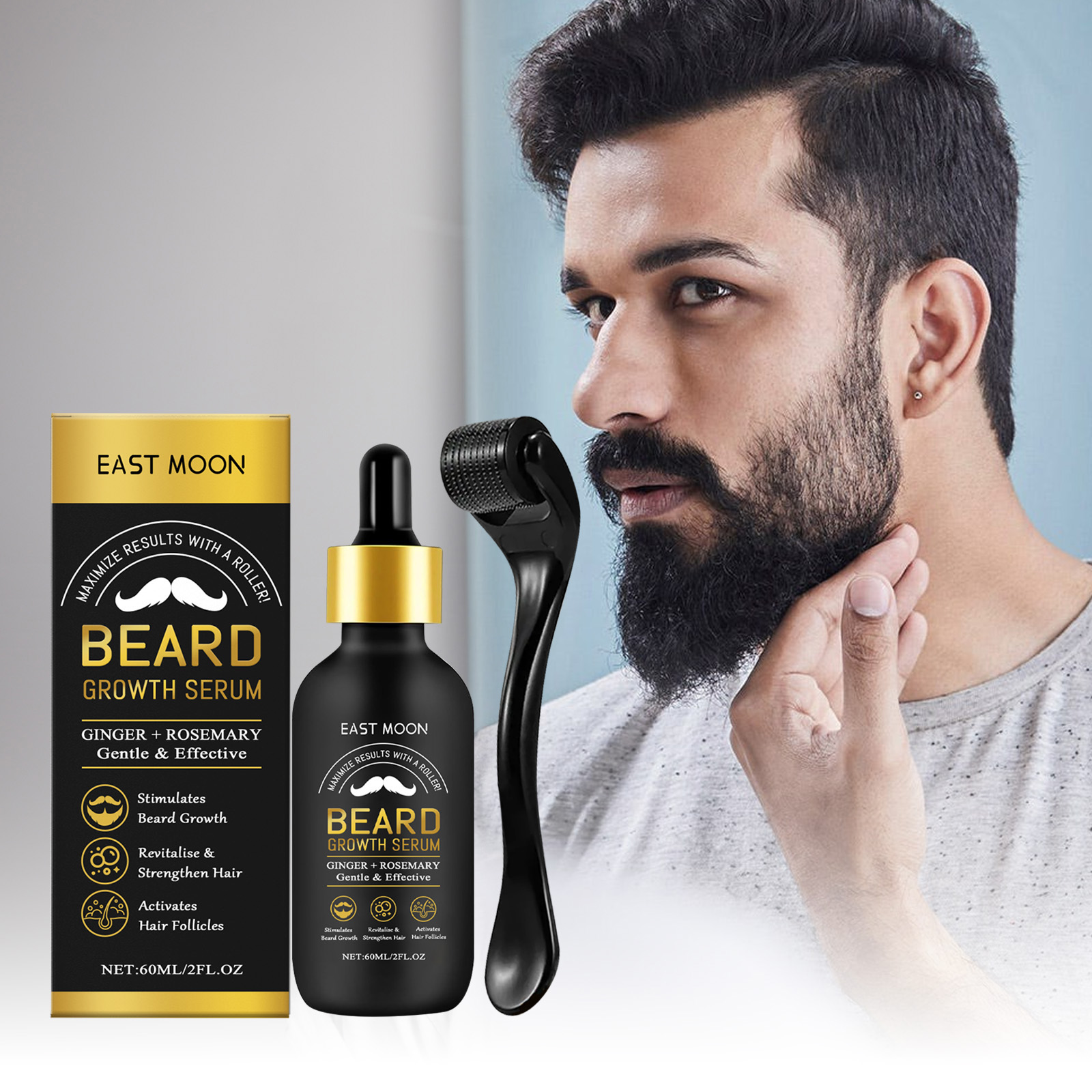 Beard Thickening Care Oil with - Men'S Grooming Tonic review and price