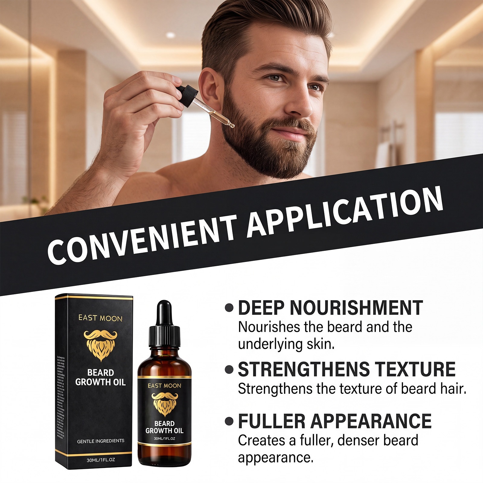 East Moon Beard Growth Oil For - Men'S Grooming Tonic review and price