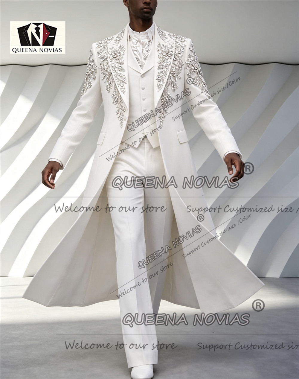Luxury Men's Suit For Wedding  - Men Grooming Outfit review and price