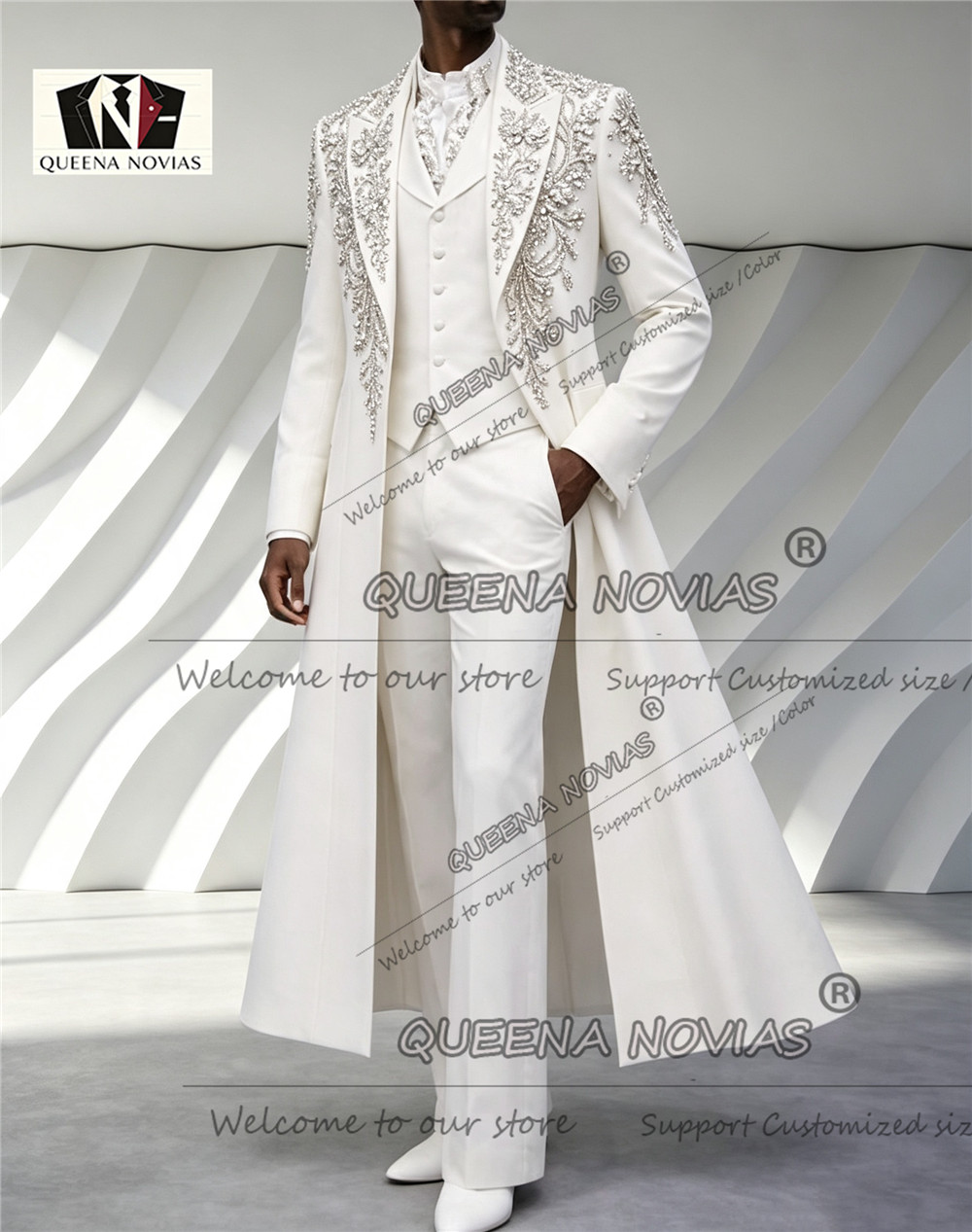 Luxury Men's Suit For Wedding  - Men Grooming Outfit review and price