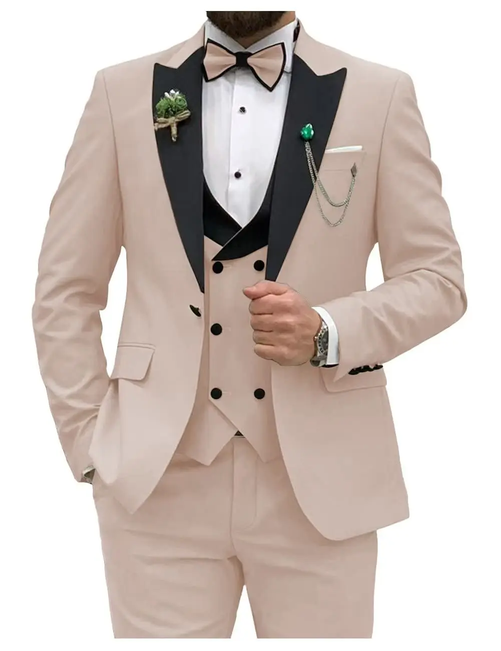 Royal blue Men Suits Slim Fit  - Men Grooming Outfit review and price