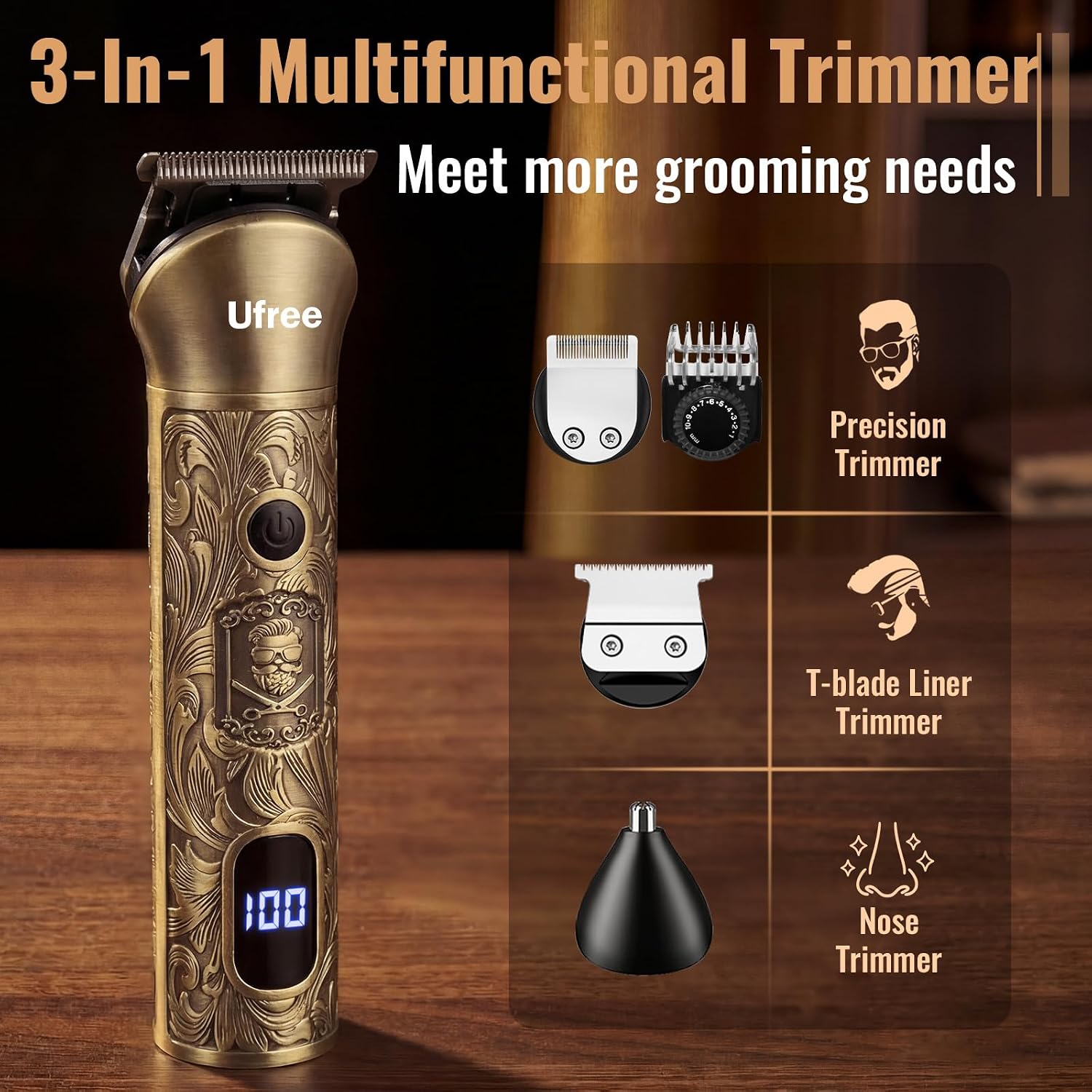 Beard Trimmer Hair Clippers fo - Men'S Grooming Products review and price