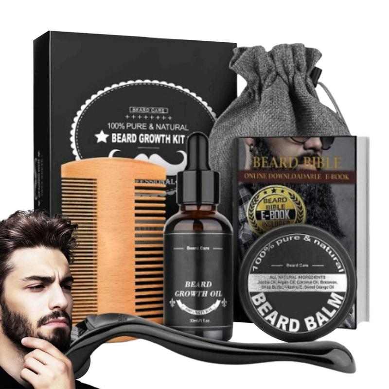 5pcs Men Beard Barba Grooming  - Men'S Grooming Tonic review and price